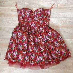 Sans Souci Floral Tulle Dress